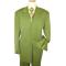 Soho Solid Mint Green Super 100's Rayon Blend Suit
